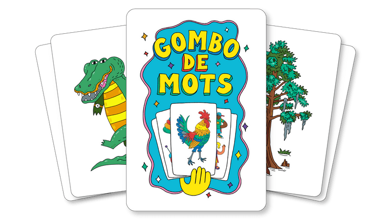 Gombo de mots flashcards are French learning resources