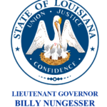 State seal w. name underneath